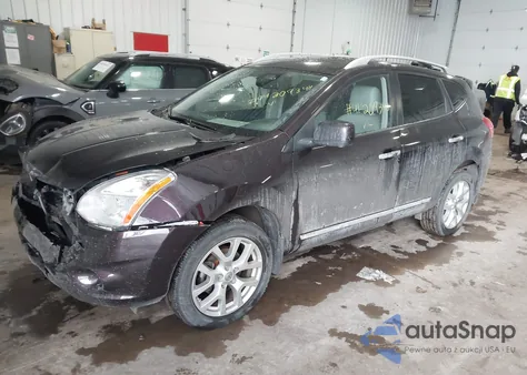 2012 Nissan Rogue Sv W/Sl Pkg из США, поврежденный, VIN JN8AS5MV0CW370341